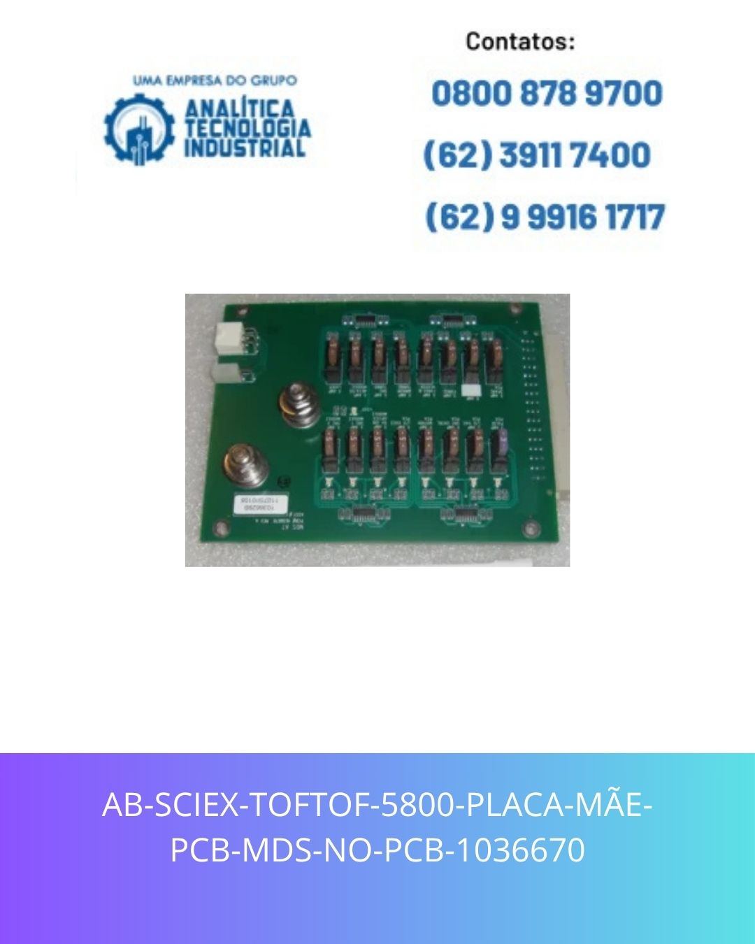 AB-SCIEX-TOFTOF-5800-PLACA-MAE-PCB-MDS-NO-PCB-1036670
