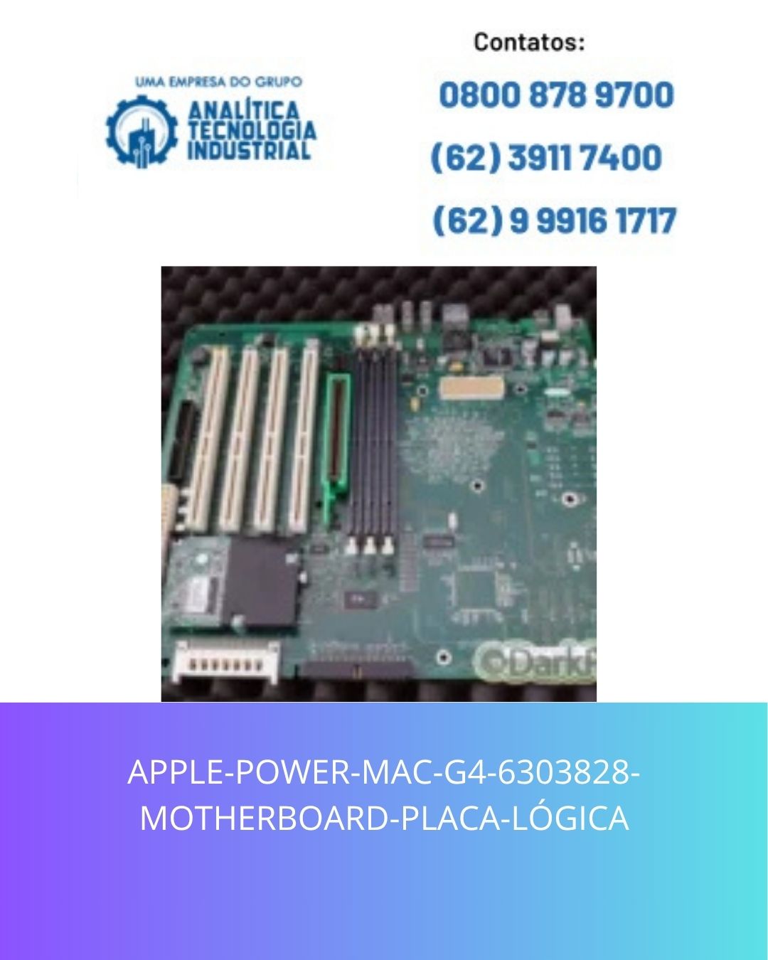 APPLE-POWER-MAC-G4-6303828-MOTHERBOARD-PLACA-LOGICA