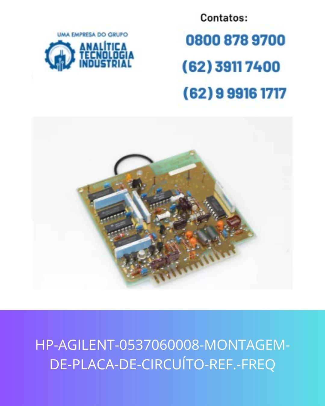 HP-AGILENT-0537060008-MONTAGEM-DE-PLACA-DE-CIRCUITO-REF.-FREQ