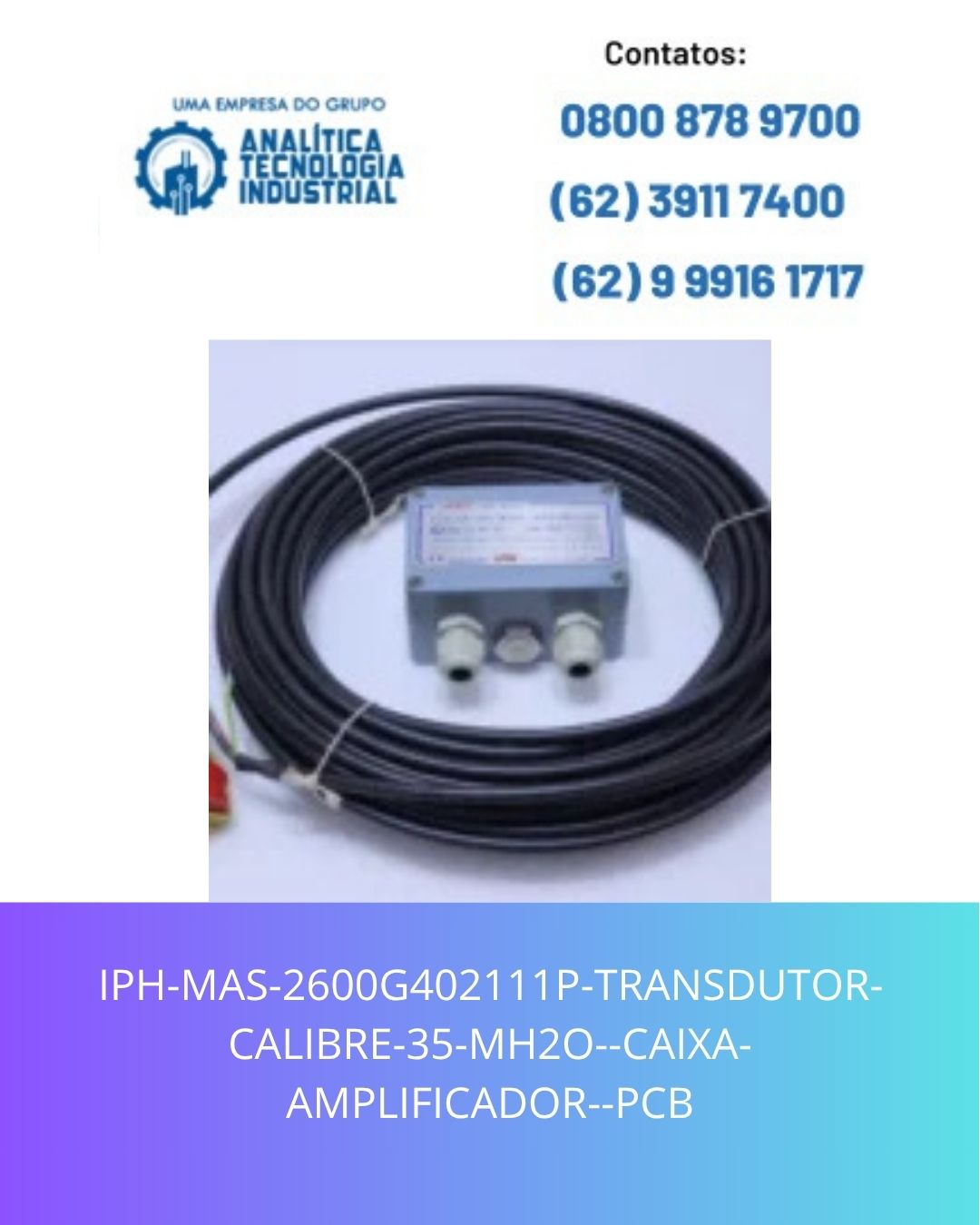 IPH-MAS-2600G402111P-TRANSDUTOR-CALIBRE-35-MH2O--CAIXA-AMPLIFICADOR--PCB