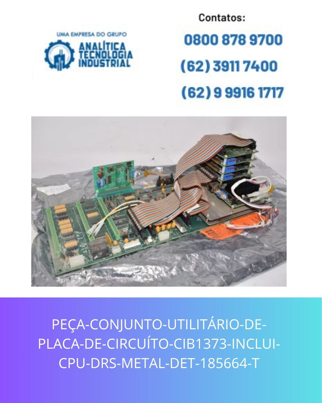 PEÇA-CONJUNTO-UTILITÁRIO-DE-PLACA-DE-CIRCUITO-CIB1373-INCLUI-CPU-DRS-METAL-DET-185664-T