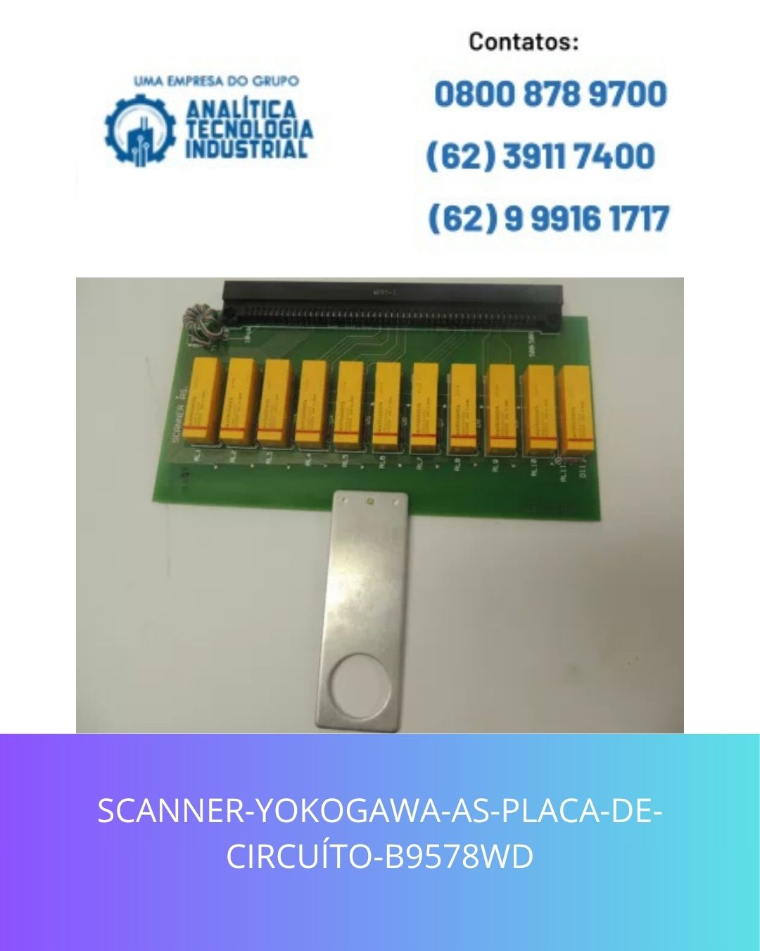 SCANNER-YOKOGAWA-AS-PLACA-DE-CIRCUITO-B9578WD